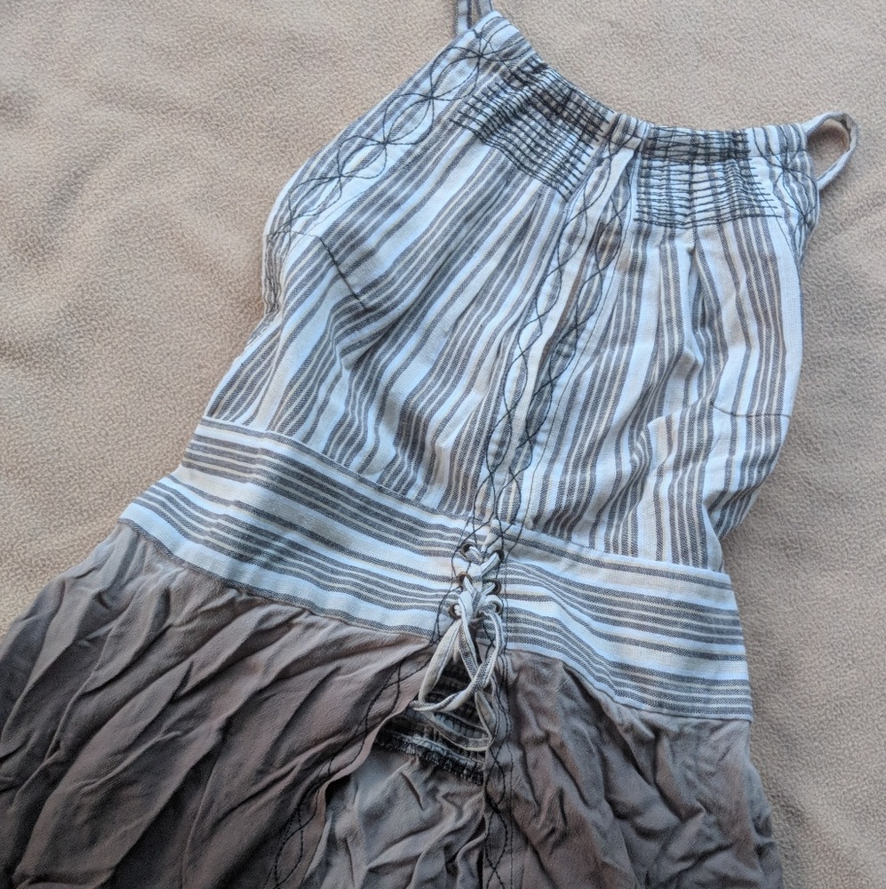 L Open Back, Front Slit, Tie front, Buckle Tank